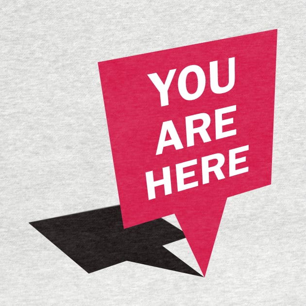 You are here - red by JCB